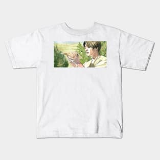 Jungkook Conch Shell Painting Kids T-Shirt